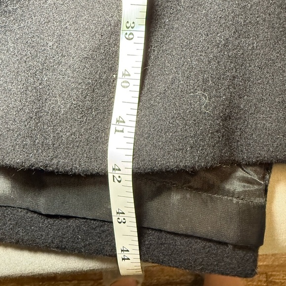 Preston and York Black 100% Wool Coat size 14 - Picture 9 of 9